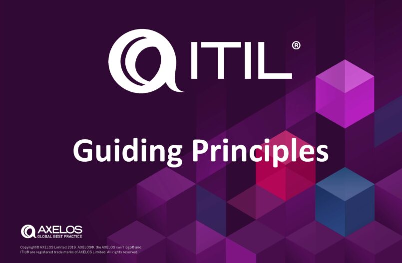 ITIL Guiding Principles